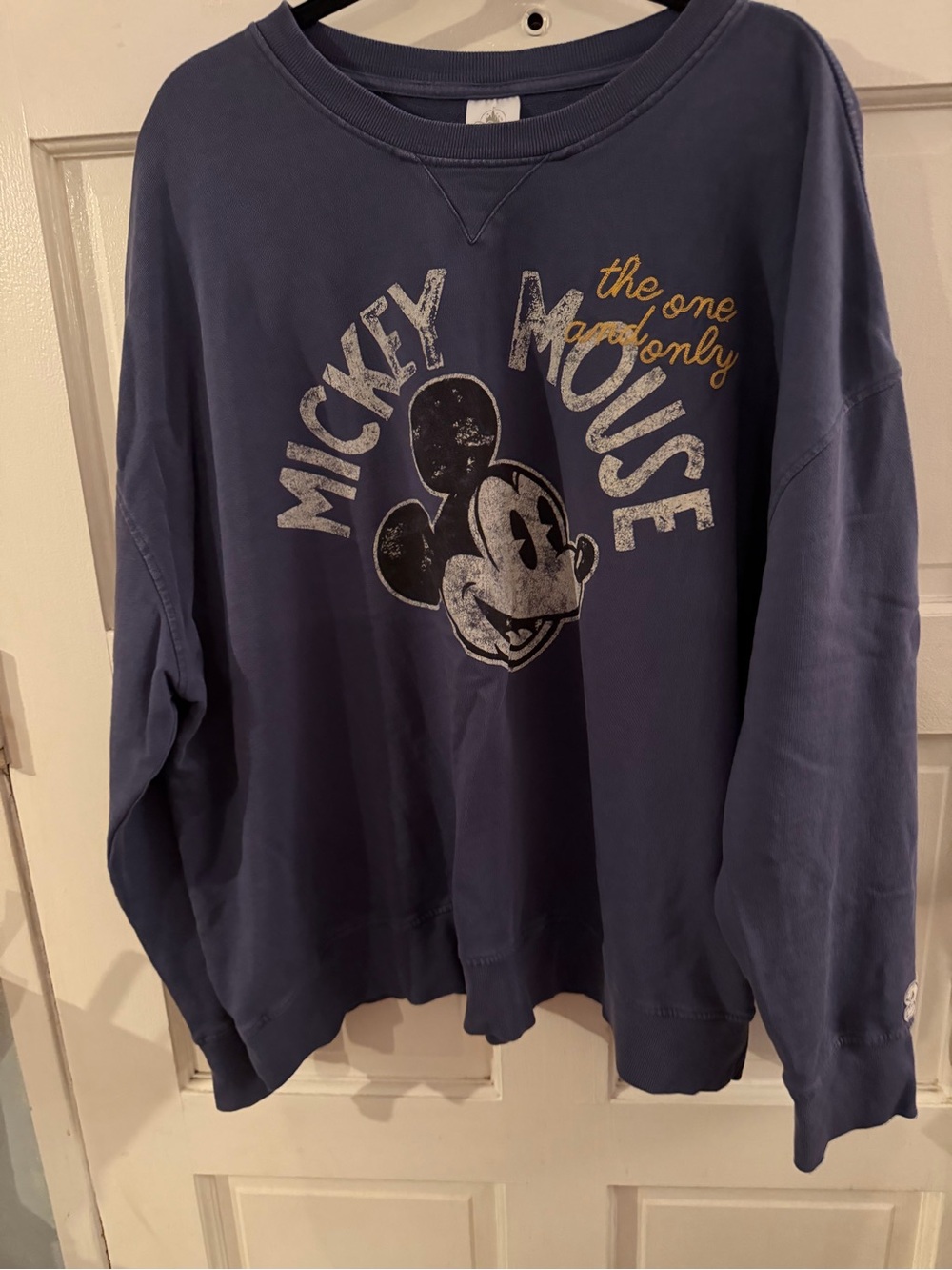 Gently Used Disney Navy Blue Pullover Sweatshirt - unisex XXL